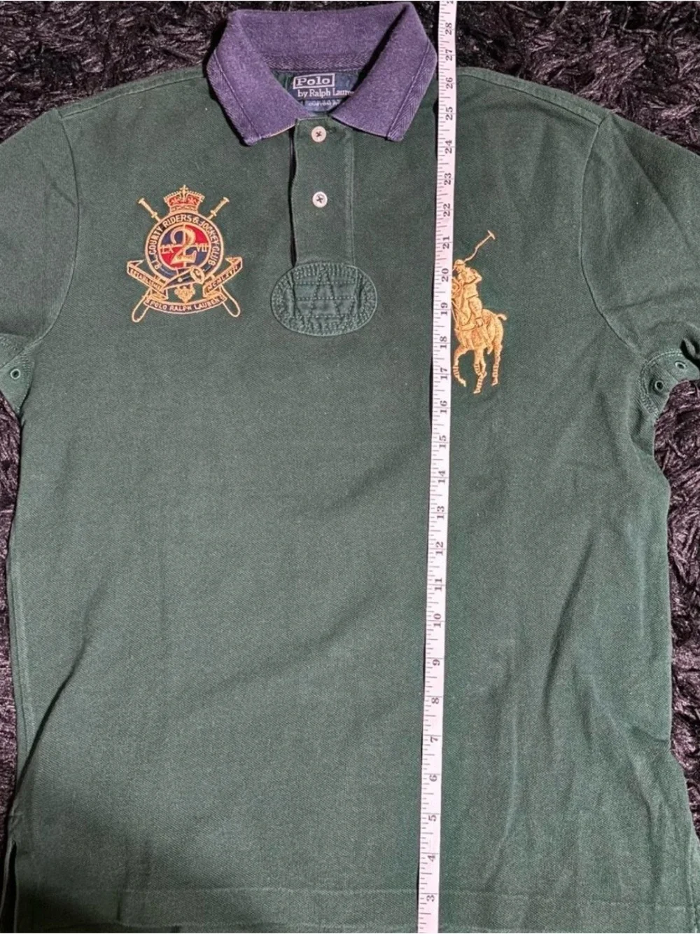 Polo Ralph Lauren Green Jockey/Rugby Shirt Long-Sleeve